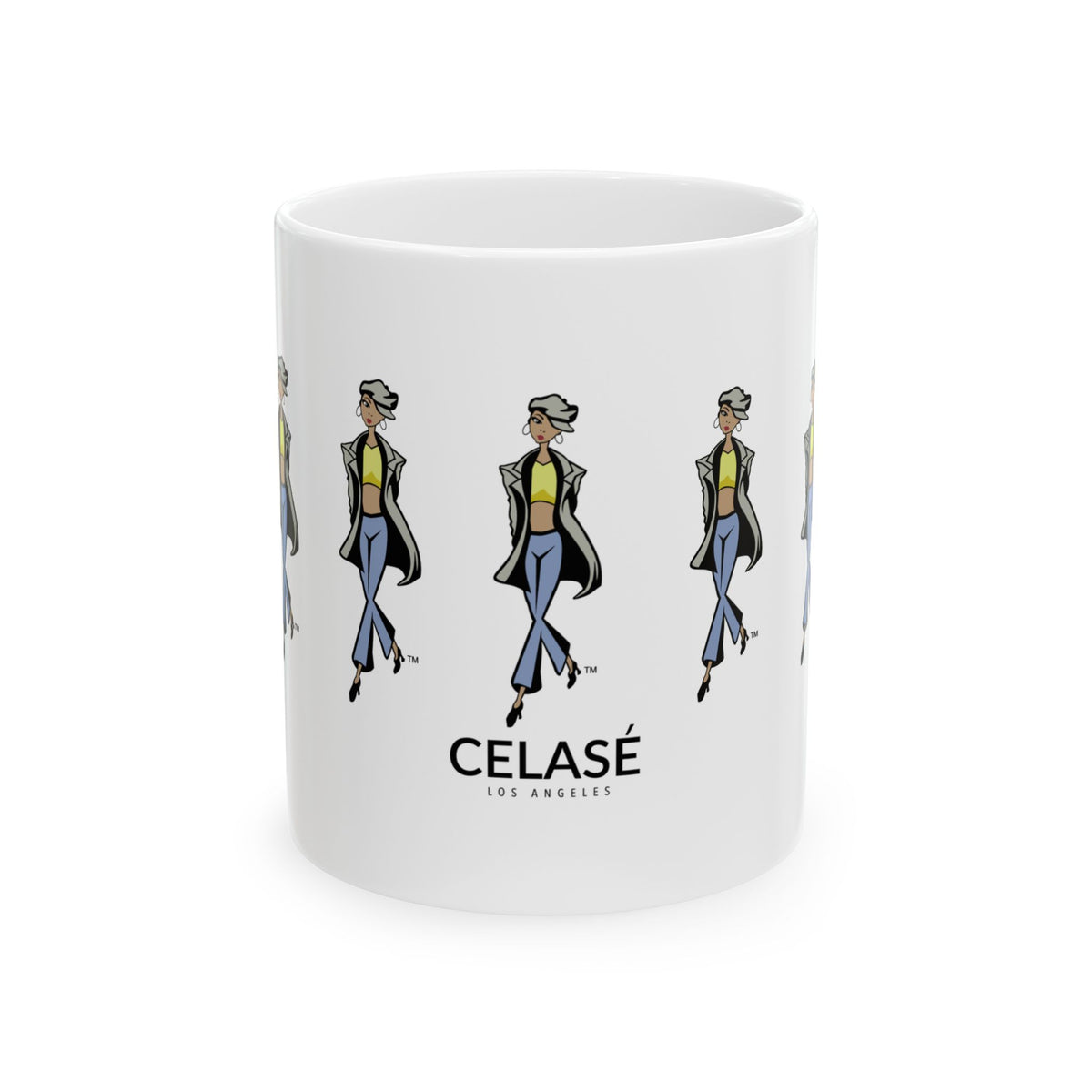 Lady Print Coffee Mug
