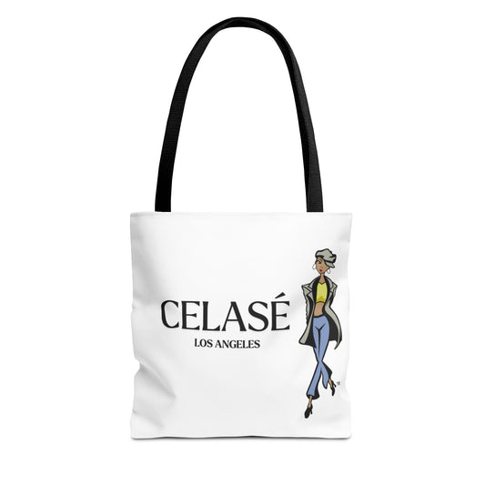 Lady Logo Printed Tote Bag