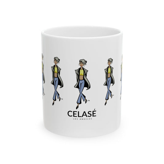 Lady Print Coffee Mug