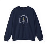CELASÉ Graphic Logo Crewneck Sweatshirt