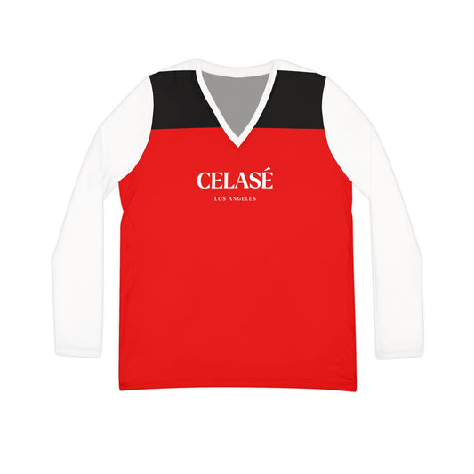 Women's Color block V-neck Shirt